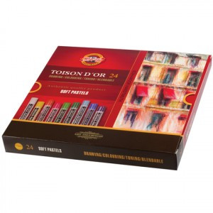 Пастель мягкая худ. KOH-I-NOOR "Toison D'or", 24 цвета, круглое сечение, 8514024005KS 181047
