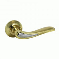 АЛЛЮР АРТ &quot;ЛАЙЗА&quot; PB/CP (1862) круглое основание золото/хром  Комплект ручек (20)