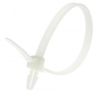 TOKOV Electric  Хомут кабельный с анкером бел 3.6х150 (уп.100шт, цена за уп)  TKE-HNB-3.6-150-W/100