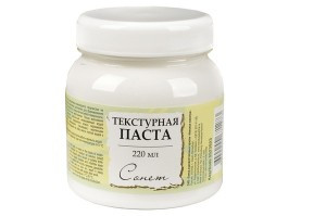 Паста текстурная Сонет для декоративно-прикладного творчества 220мл,5523923 1056601