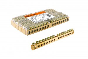 TDM шина нул. 8х12мм 16/1 (16 групп/крепеж по центру) (10!) SQ0801-0052