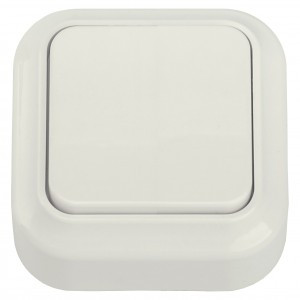 Bylectrica Вариант выкл. 1 кл. ОУ 6А (корп. ABS) бежевый А16-2111