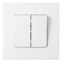 Bylectrica Мастер выкл. СУ 2 кл. белый (корп. ABS) С5 10-2002