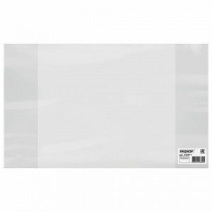 Обложка ПВХ для тетрадей и дневников, ПИФАГОР, ПЛОТНАЯ, 150 мкм, 210х350 мм, штрих-код, 229311