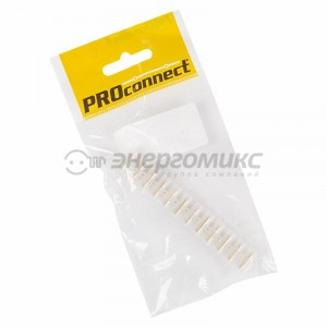 PROconnect колодка винтовая (ЗВИ) 12 пар  КВ-4  3А  4 мм, (ПАКЕТ БОБ) 1 шт, 07-5004-9