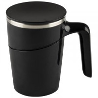 Термокружка MAGNIFIK, 470мл, крепление присоска, нерж сталь, ABS пластик, черный 106039 Leonord