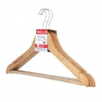 Вешалка-плечики 44см, дерево с антискольз. покрыт. Клаудия-3, 3шт/уп, цена за уп, 75028 Master House