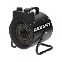 REXANT Тепловая пушка электрическая, 2кВт 165м3/ч круглая, ТЭН, металл, черный 60-0038