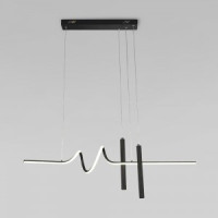 EUROSVET св-к св/д подвес. люстра 36W(1315lm)  4200K 4K 170x1000x350(1200) металл черный a060617