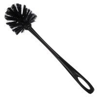 Ёрш для туалета &quot;Tule&quot; Full Black, без подставки, пластик, чёрный, щетина чёрная