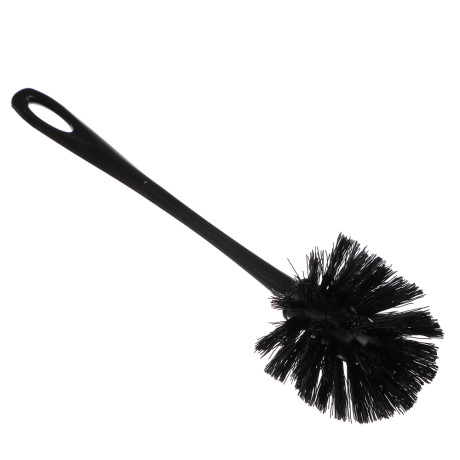 Ёрш для туалета "Tule" Full Black, без подставки, пластик, чёрный, щетина чёрная