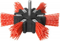 ЗУБР &quot;ПРОФЕССИОНАЛ&quot;. Щетка дисковая &quot;звезда&quot; д/дрели, нейлон проволока с абразив покрыт, 100мм