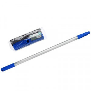 VETTA Окномойка с телескопической ручкой 110см, синяя, арт.KFC004