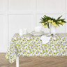 PROVANCE Лимонный курд Скатерть ПВХ 140х140см на текстильной основе, лимоны