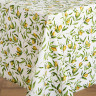 PROVANCE Лимонный курд Скатерть ПВХ 140х140см на текстильной основе, лимоны