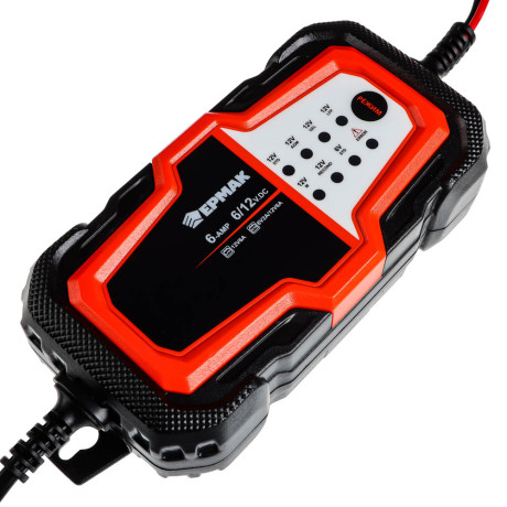 ЕРМАК Автоматическое зарядное устройство для АКБ, 6А, аналоговое управление