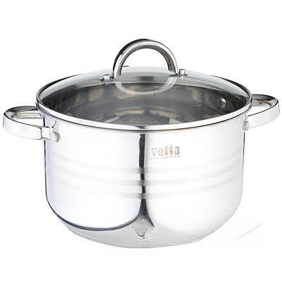 Кастрюля 5.4л стекл.кр. Фултон 822-115 VETTA