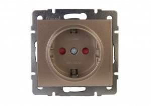 Lezard RAIN мех. роз. СУ 1 мест. бронза матовый, керамика шторки (корпус PC) 703-3188-124