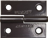 Петля дверная STAYER &quot;MASTER&quot; разъемная, цвет коричневый, левая, 50мм