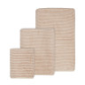 PROVANCE Basic Комплект полотенец, 3шт, 30х50, 50х80, 70х120, 95% пэ, 5% полиамид, 280гр/м, бежевый
