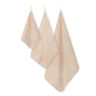 PROVANCE Basic Комплект полотенец, 3шт, 30х50, 50х80, 70х120, 95% пэ, 5% полиамид, 280гр/м, бежевый