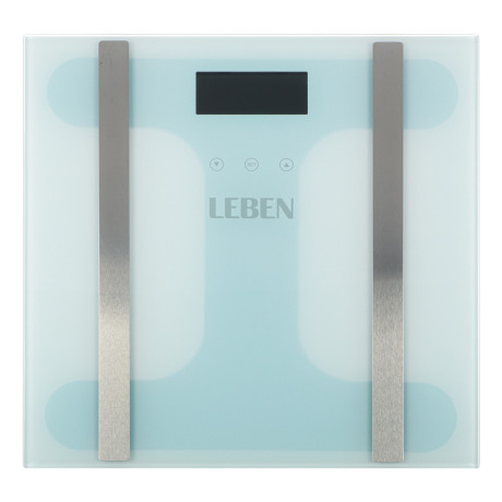 LEBEN Весы напольные диагностические, макс.нагр. до 180кг., 30х30х2,5см