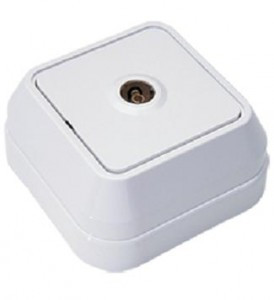 Makel роз. TV ОУ 1 мест. бел. (RG6) 45107