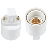 Ecola патрон-переходник с цоколя G23 на E14 Белый G23E4WEAY (12!)