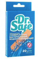 Лейкопластырь №20 универс. бактериц ,размер 1.9x7.2 водоотталкивающ, 20 шт.в уп.(цена за уп) DR.SAFE