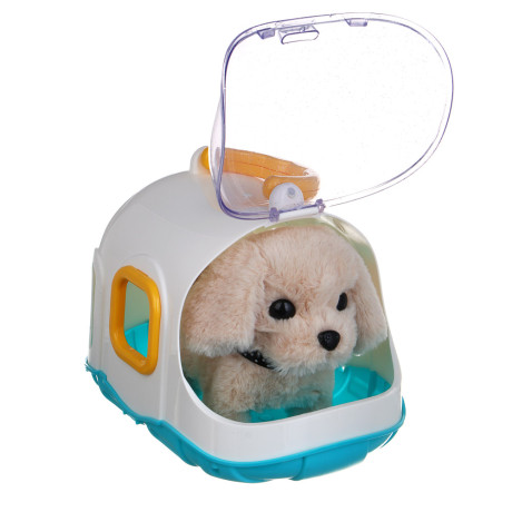 ИГРОЛЕНД Питомец интерактивный с акс, 2хАА, ABS, полиэстер, 47х24х23 см