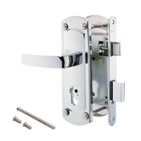 Замок врез 1425-CR Apecs (хром) б/цилиндра (под размеры ШО-25)  \12