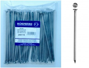 Гвоздь строительный без покрытия 4,0*120 (1,0 кг EC) НАКРЕПКО 200116