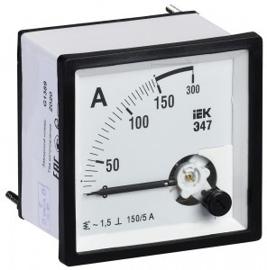 IEK Амперметр Э47 150/5А кл. точн. 1,5 72х72мм