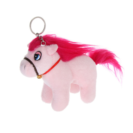 СНОУ БУМ Мягкий сувенир Лошадка 13x14x5 см, полиэстер, 3 дизайна