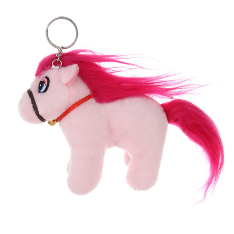 СНОУ БУМ Мягкий сувенир Лошадка 13x14x5 см, полиэстер, 3 дизайна