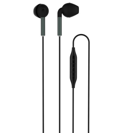 FORZA Наушники проводные вкладыши, гарнитура, с трапец. насадкой, пластик