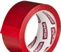 Клейкая лента упаковочная Attache 48мм х 66м 45мкм красный 146158