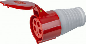 Navigator розетка силовая CEE (разъем) NCA-SR225-32-380 переносная 32А 3P+N+PE IP44, 14308