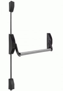 Ручка-штанга нажимная NOTEDO AP-1700С вторая створка с тягами (без штанги) черный (6)