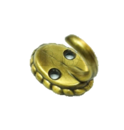 Крючок мебельный 6007, цвет золото