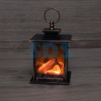 Камин &quot;Кантри&quot; с эффектом живого огня 12х12х18,5 см, батарейки 3хАА (не в комплекте)