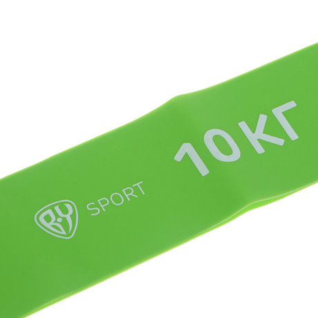 Фитнес-резинка тм BY SPORT, 10кг, 30х5х0,05см, латекс