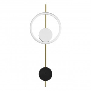 LUMION 5691/13WL LEDIO LN23 белый, черный, золотой Бра LED 13W 820lm 3000К 220V MARQUE