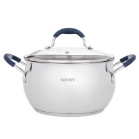 SATOSHI Альба Кастрюля 22х12,5см. 5,1 л. со стекл. крышкой, индукция