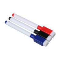 ClipStudio Маркеры для доски, 11 см, с губкой и магнитом, набор 3 цвета, пакет европодвесом