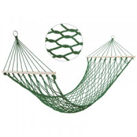 Гамак-сетка (нейлон) 200х75см с дерев. Планкой Ham-13 Ecos 4975