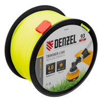 Леска для триммера звезда, 4,0мм х 93м, на DIN катушке FLEX CORD Denzel