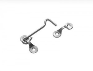 Крючок ветровой 65мм мод.3 (прутковый) хром Домарт (50)