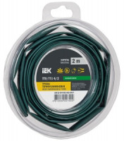 IEK термоусадка трубка ТТУ нг-LS 4/2 зеленая (2м/упак, цена за уп) ТУТ UDR12-004-002-002-K06-T