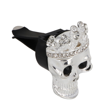 NG Игрушка для ароматизатора на дефлектор, белый череп